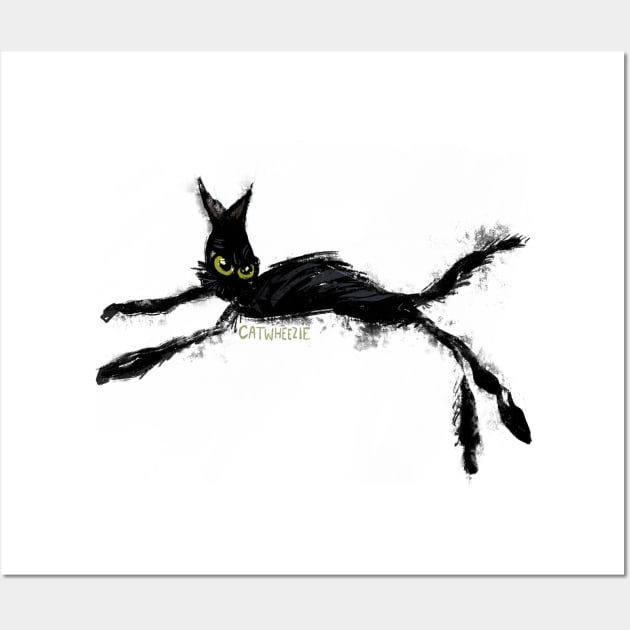 Cat Dust Wall Art by Catwheezie